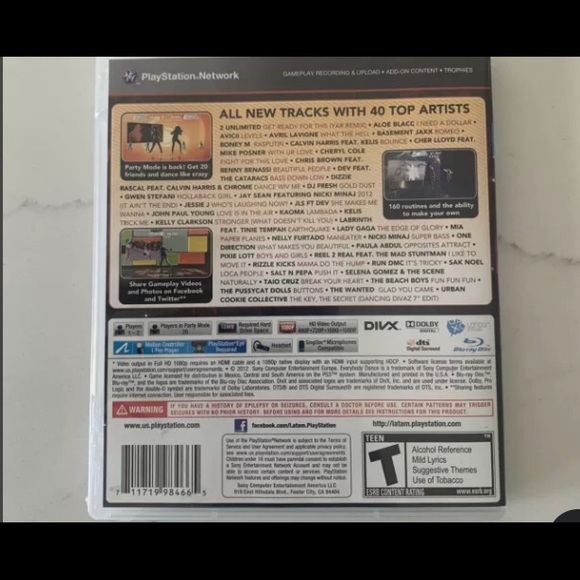 ⚠️Price Drop⚠️ PS3 Everybody Dance 2 game - Picture 2 of 2